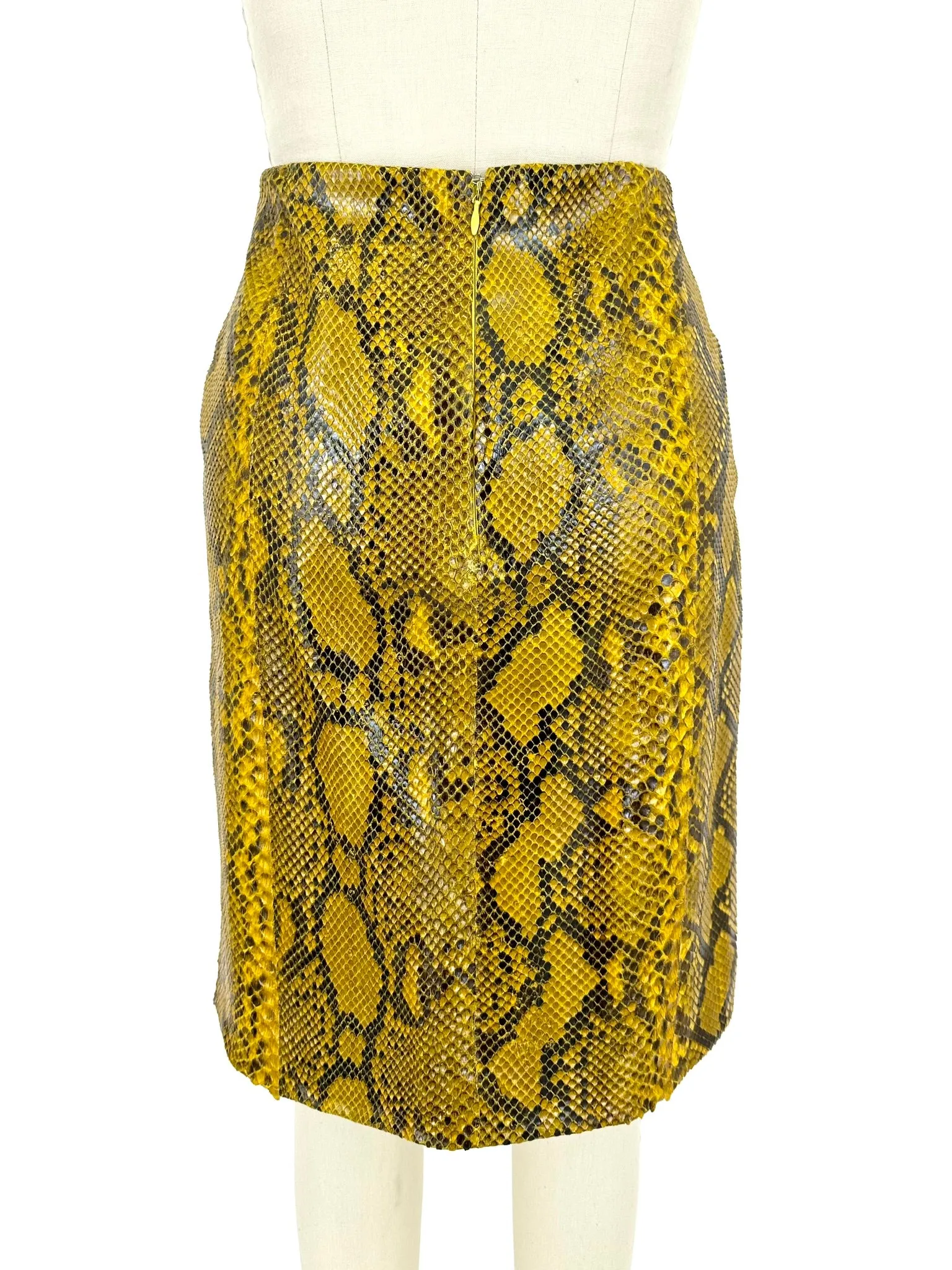 Gianfranco Ferre Python Skirt