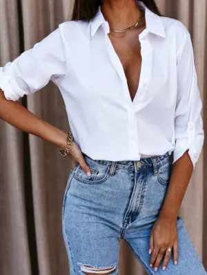 Gimhani | Women's Casual V-Neck Blouse - Comfortable & Stylish
