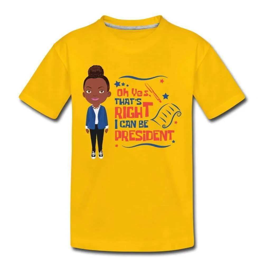 Girl President Toddlers T-shirt