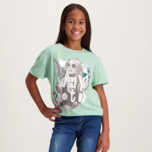 Girls Boxy Tee - Mint