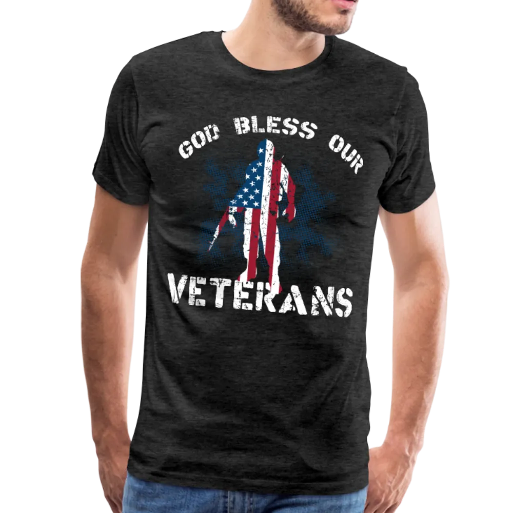 God Bless Our Veterans Men's Premium T-Shirt (CK1509)