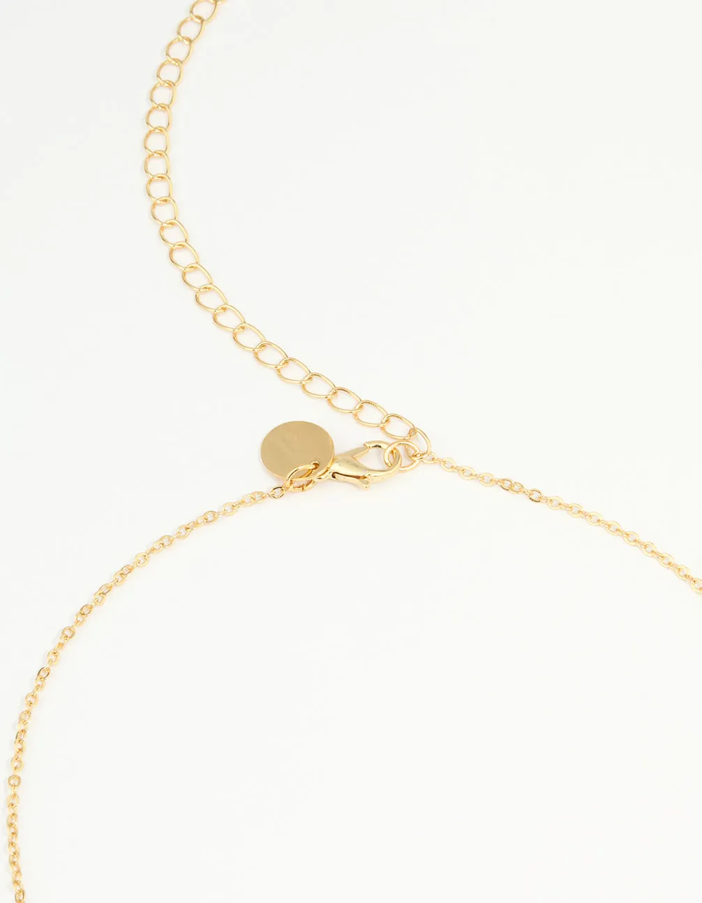 Gold Plated Semi Precious Stone Waist Chain