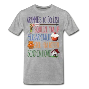 Grammies To Do List Men's Premium T-Shirt (CK1609)