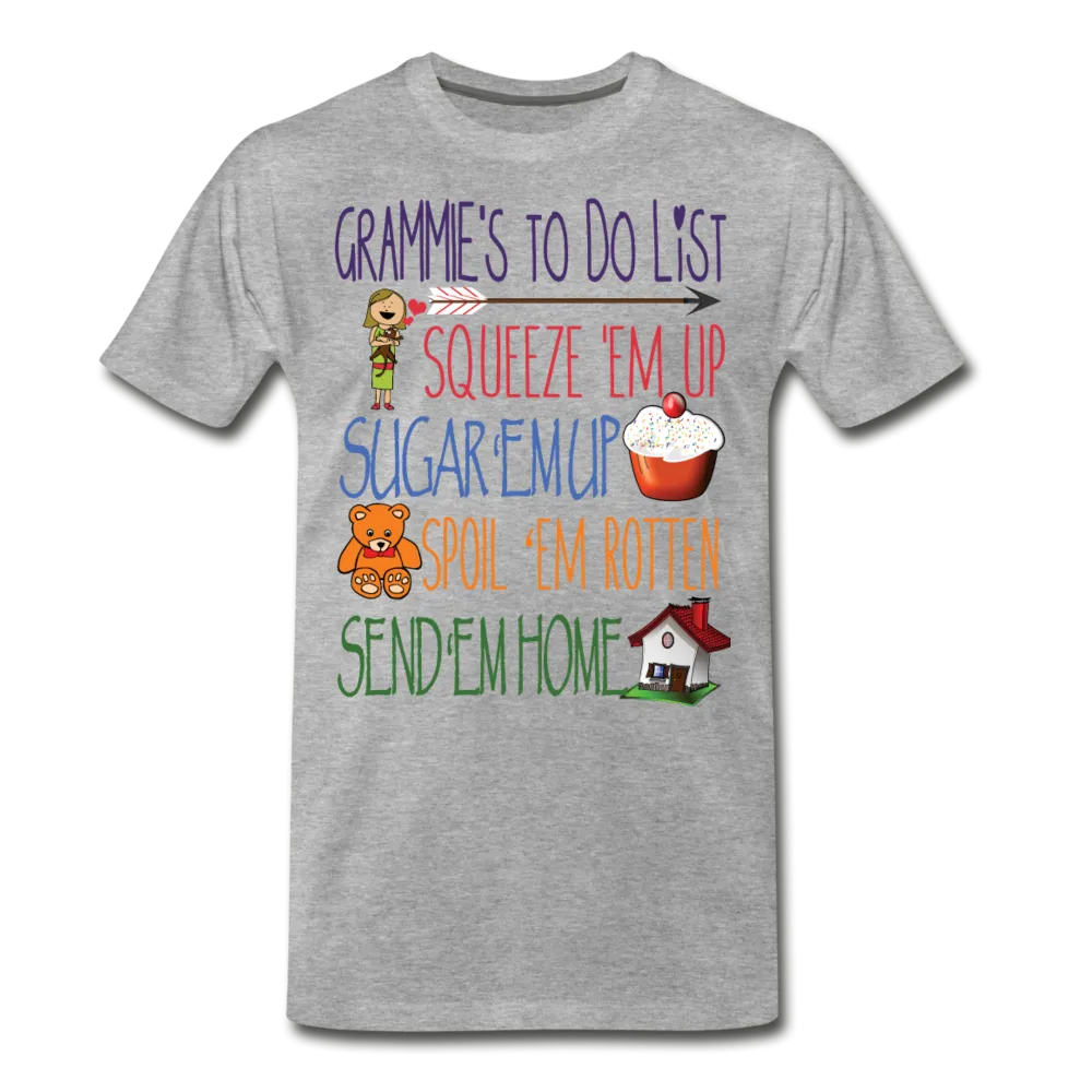 Grammies To Do List Men's Premium T-Shirt (CK1609)