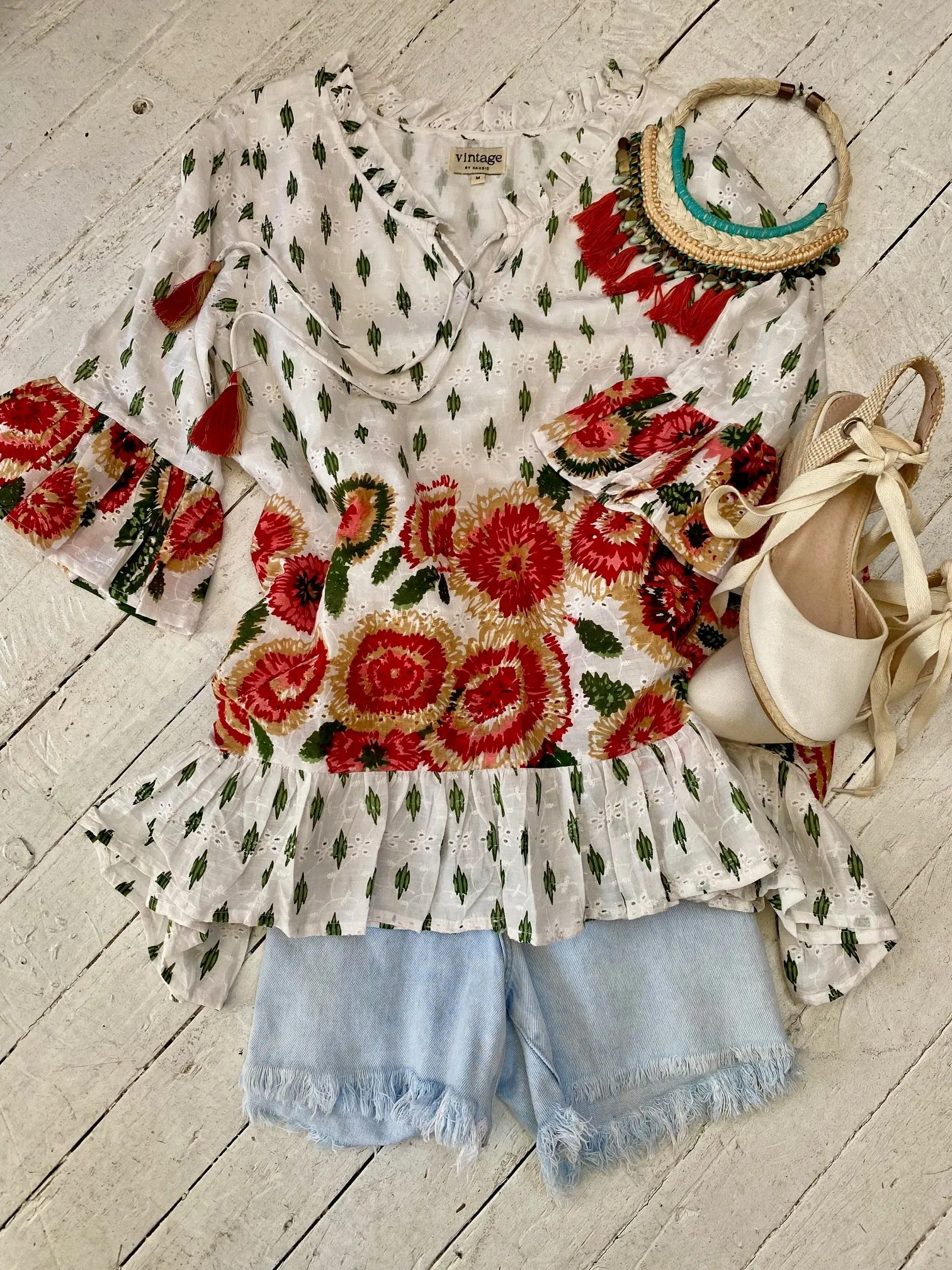 Hacienda Tunic Devine Broderie (Outlet - Final Sale Product)