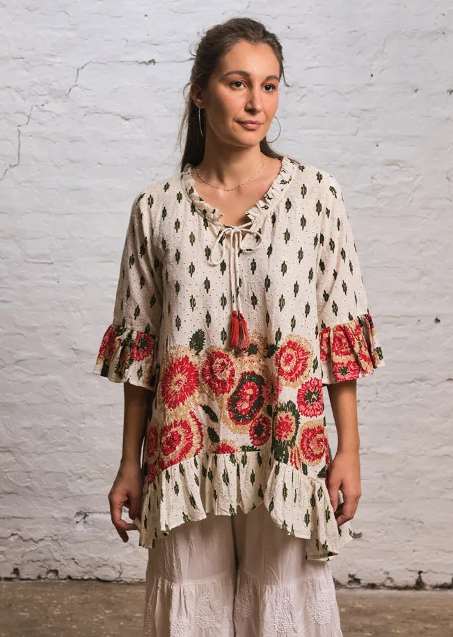 Hacienda Tunic Devine Broderie (Outlet - Final Sale Product)