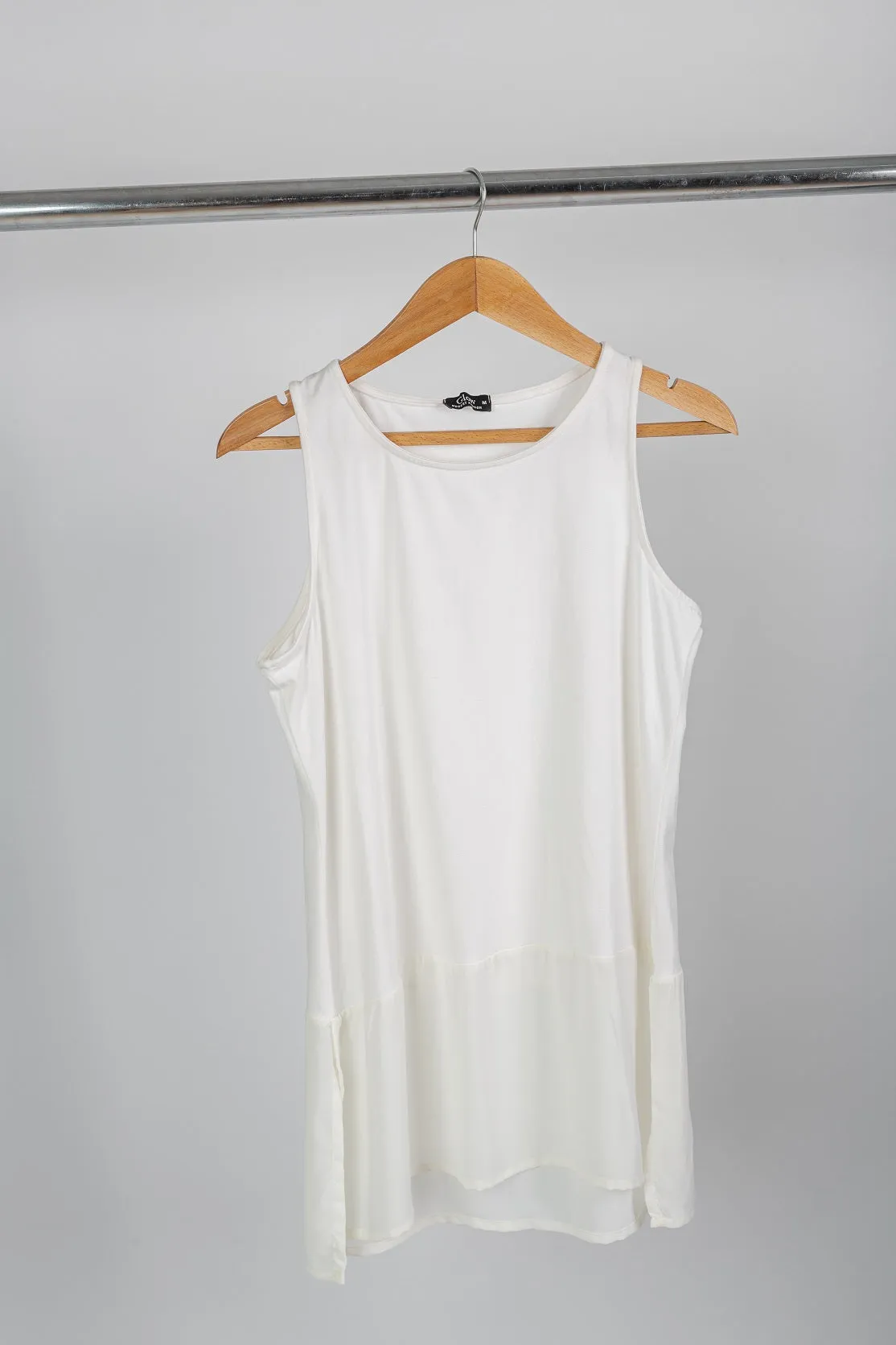 Half & Half Sleeveless Basic