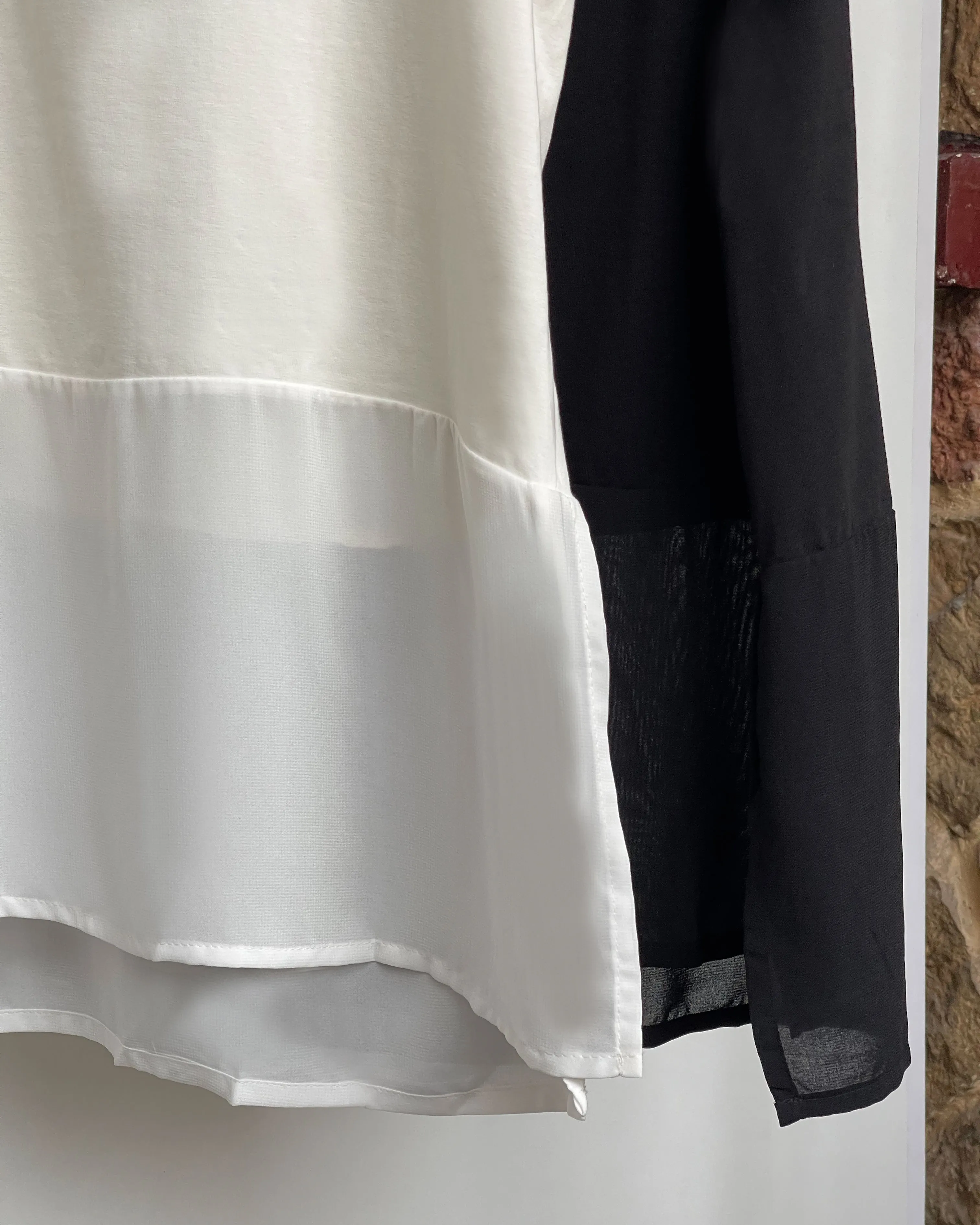 Half & Half Sleeveless Basic
