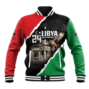 Happy Libya Independence Day Baseball Jacket Libya In My Heart LT05