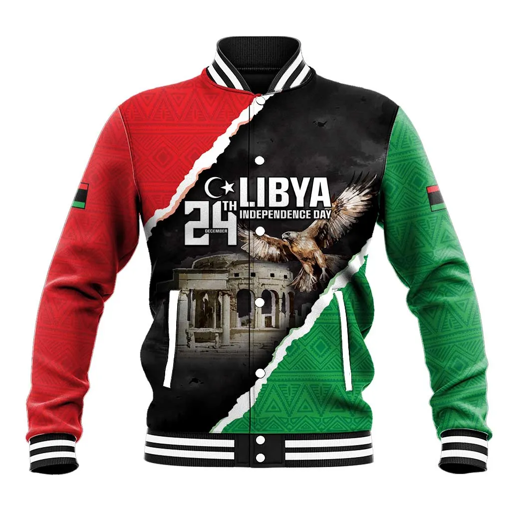 Happy Libya Independence Day Baseball Jacket Libya In My Heart LT05