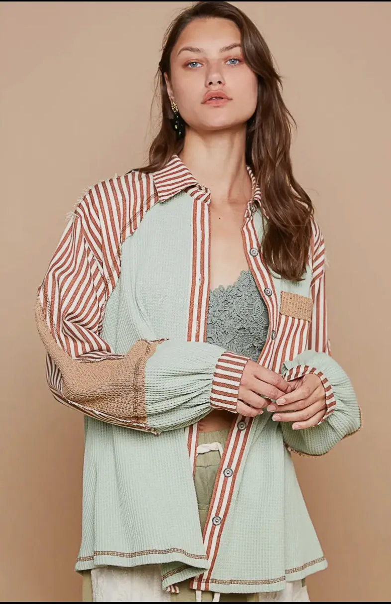 Harbor Breeze Patchwork Shirt