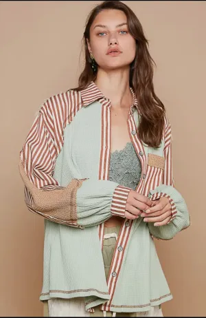 Harbor Breeze Patchwork Shirt