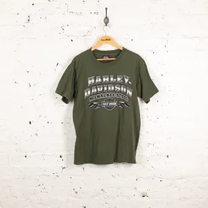 Harley Davidson Milwaukee Steel T Shirt - Green - L