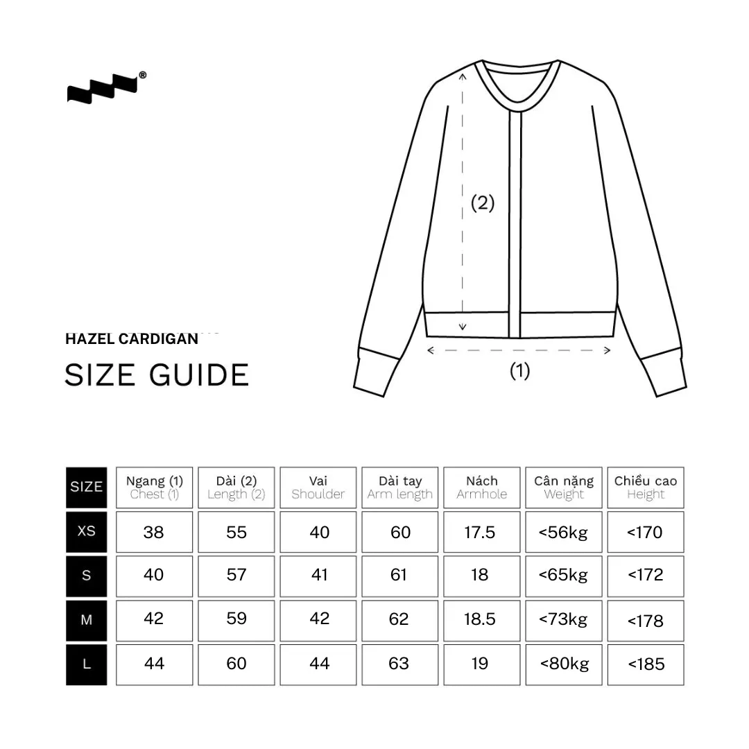 Hazel Cardiagan (Fog Grey)