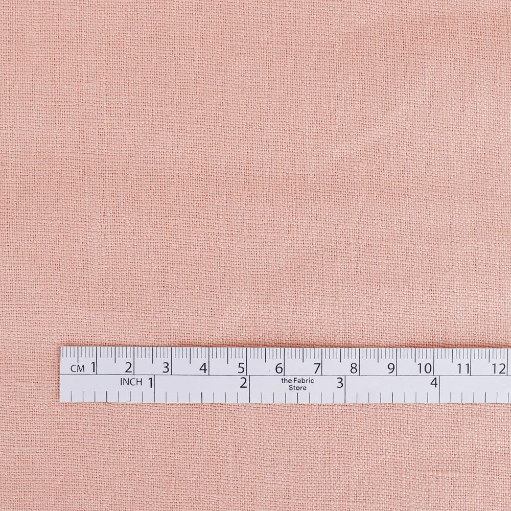 Heavyweight Linen - Vintage Blush (pieces)