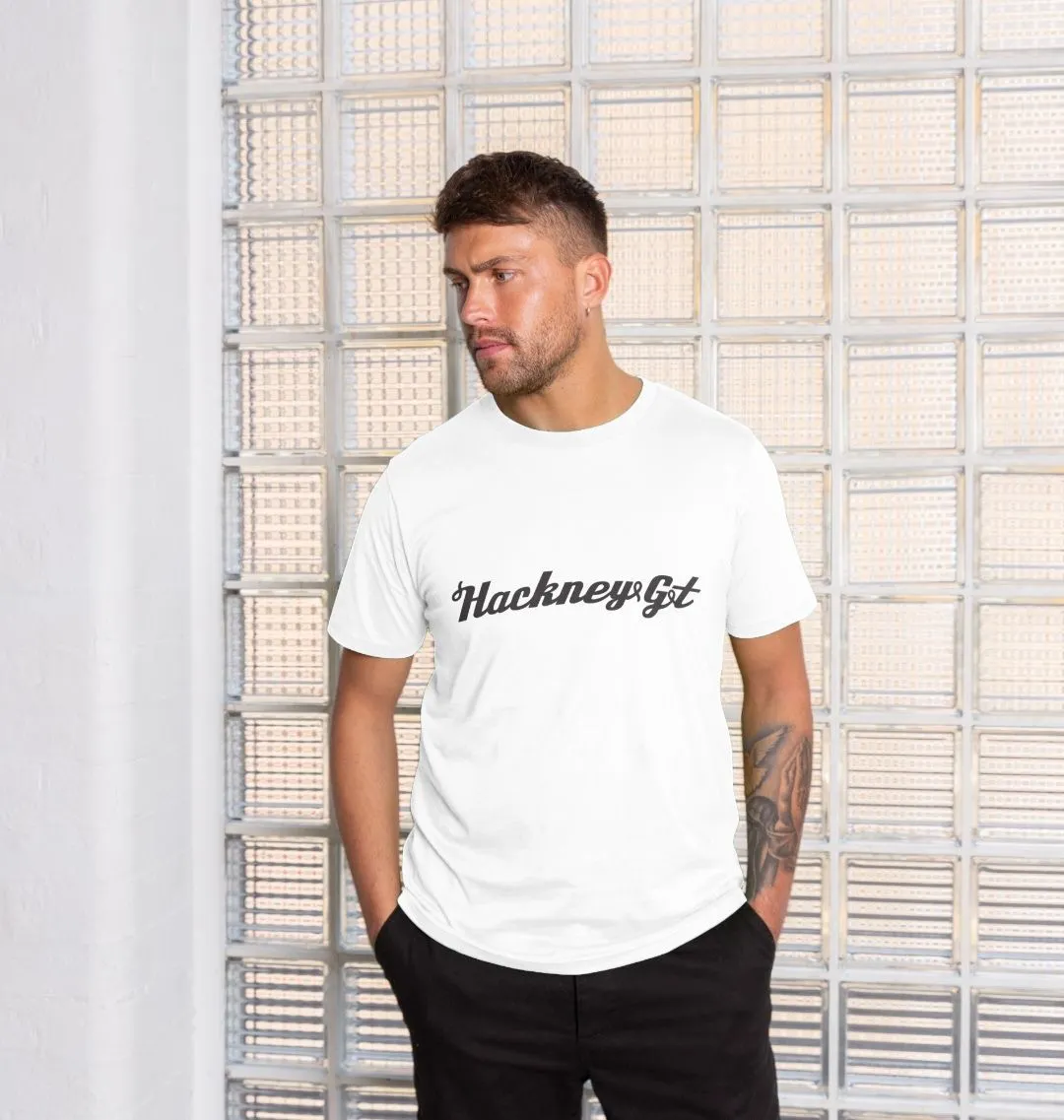 HGT College.  100% organic tee white, pink, grey. Free UK post