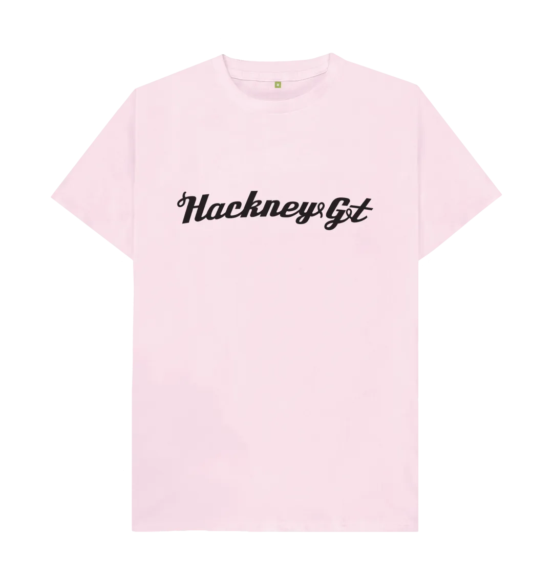HGT College.  100% organic tee white, pink, grey. Free UK post