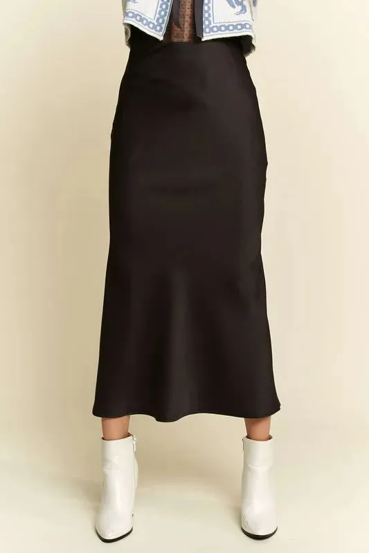 High Waist Midi Skirt - Elegant & Versatile Wardrobe Staple