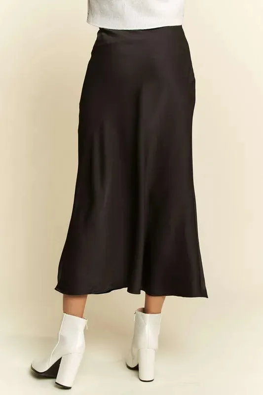 High Waist Midi Skirt - Elegant & Versatile Wardrobe Staple