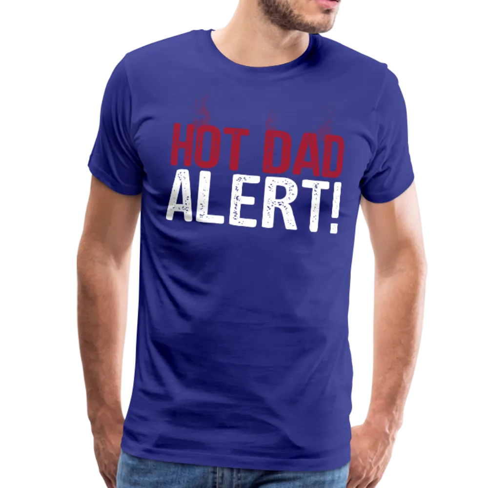 Hot Dad Alert Men's Premium T-Shirt (CK1504)