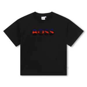 Hugo Boss Black Gradient Logo T-Shirt