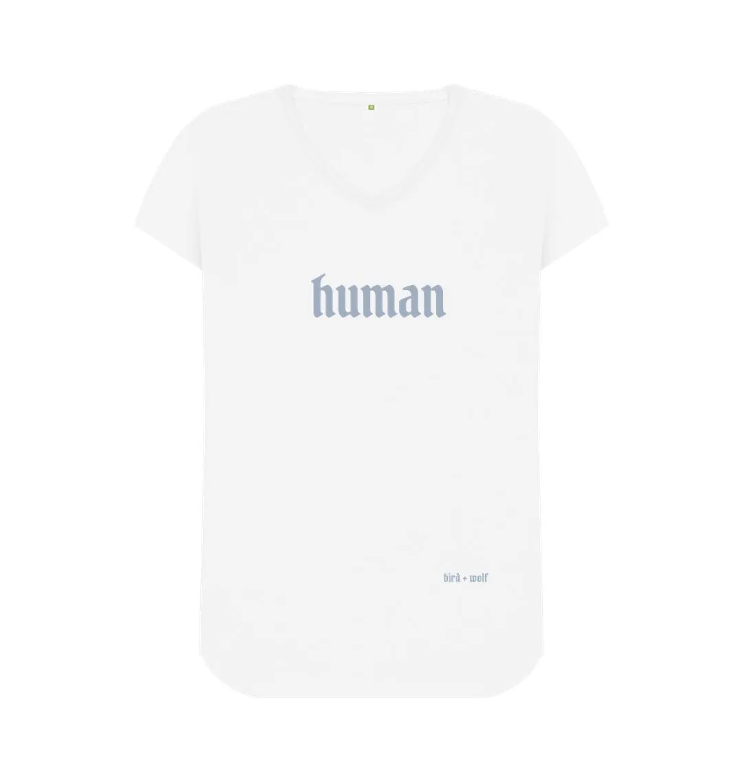 Human V Neck Tee