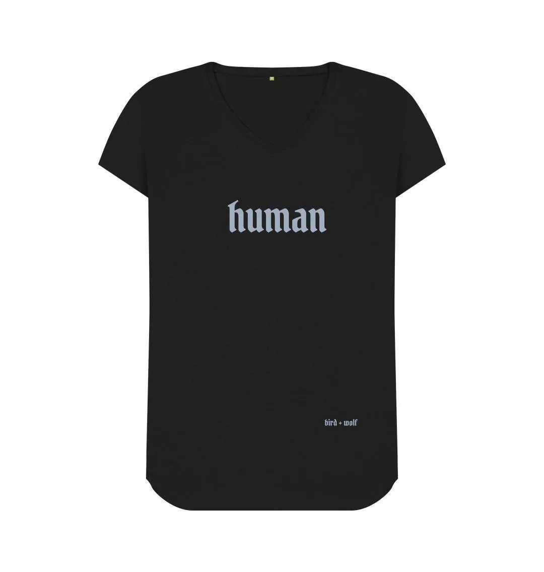 Human V Neck Tee