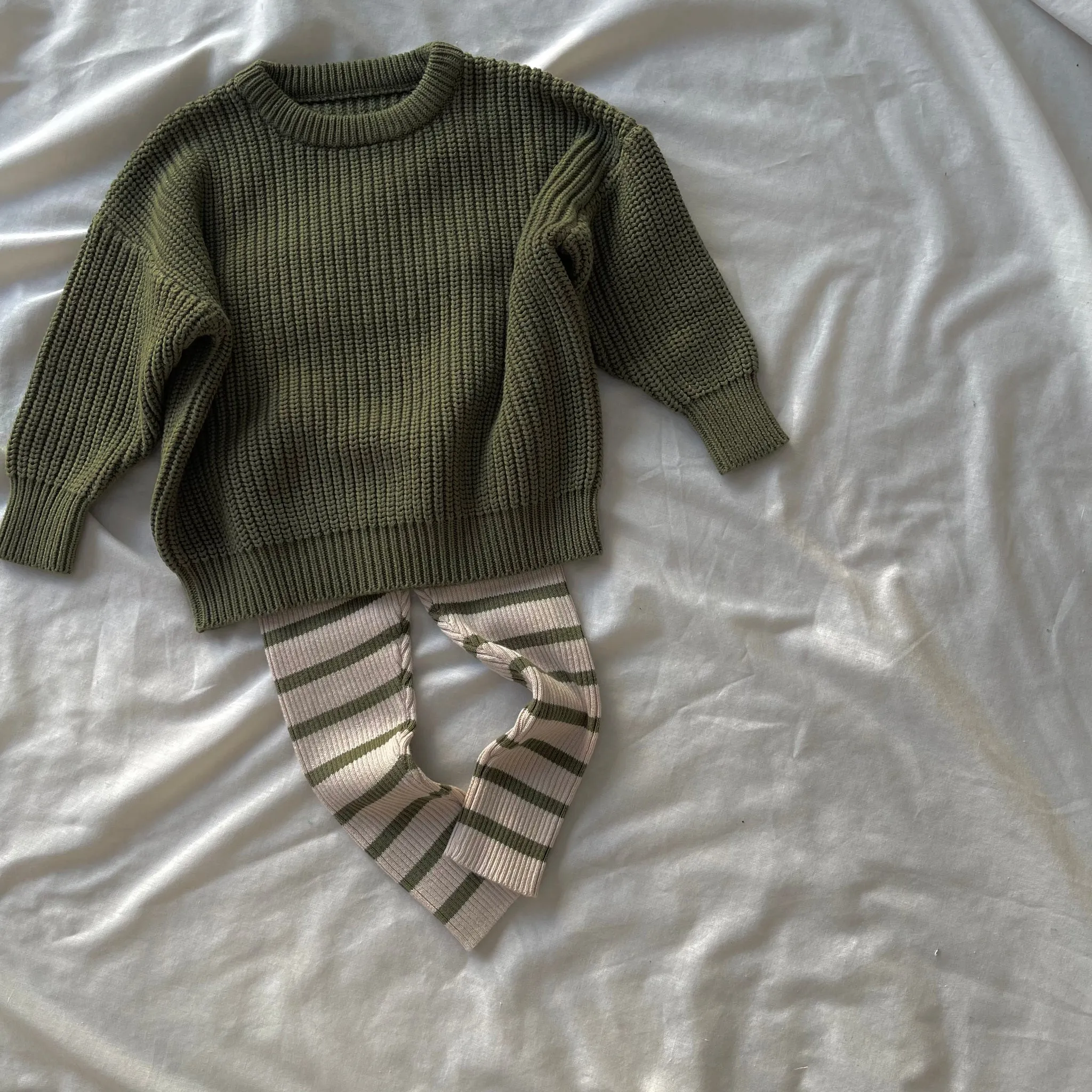 Hunter   Rose Olive Aspen Jumper