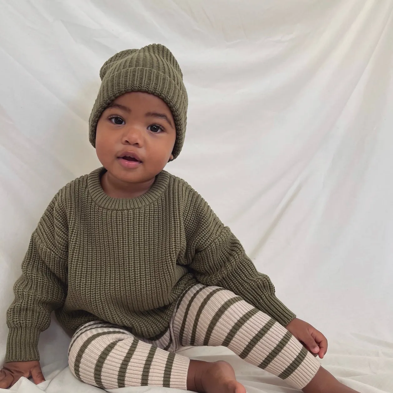 Hunter   Rose Olive Aspen Jumper