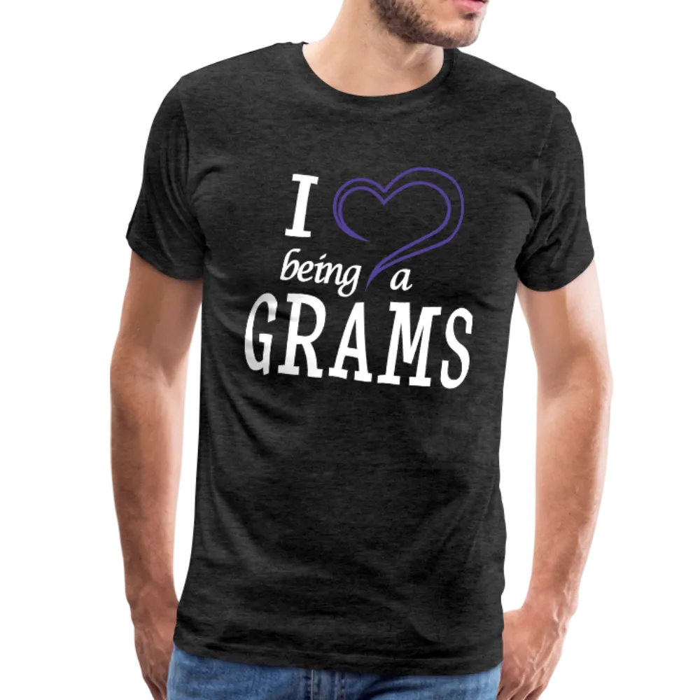 I love Being a Grams Men's Premium T-Shirt (CK1557) updated