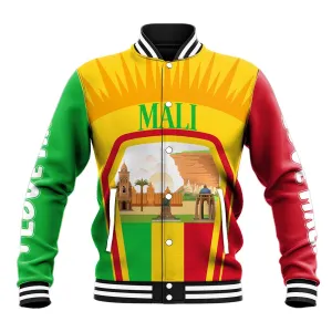 I Love Mali Baseball Jacket Famous Tourist Destinations TS04