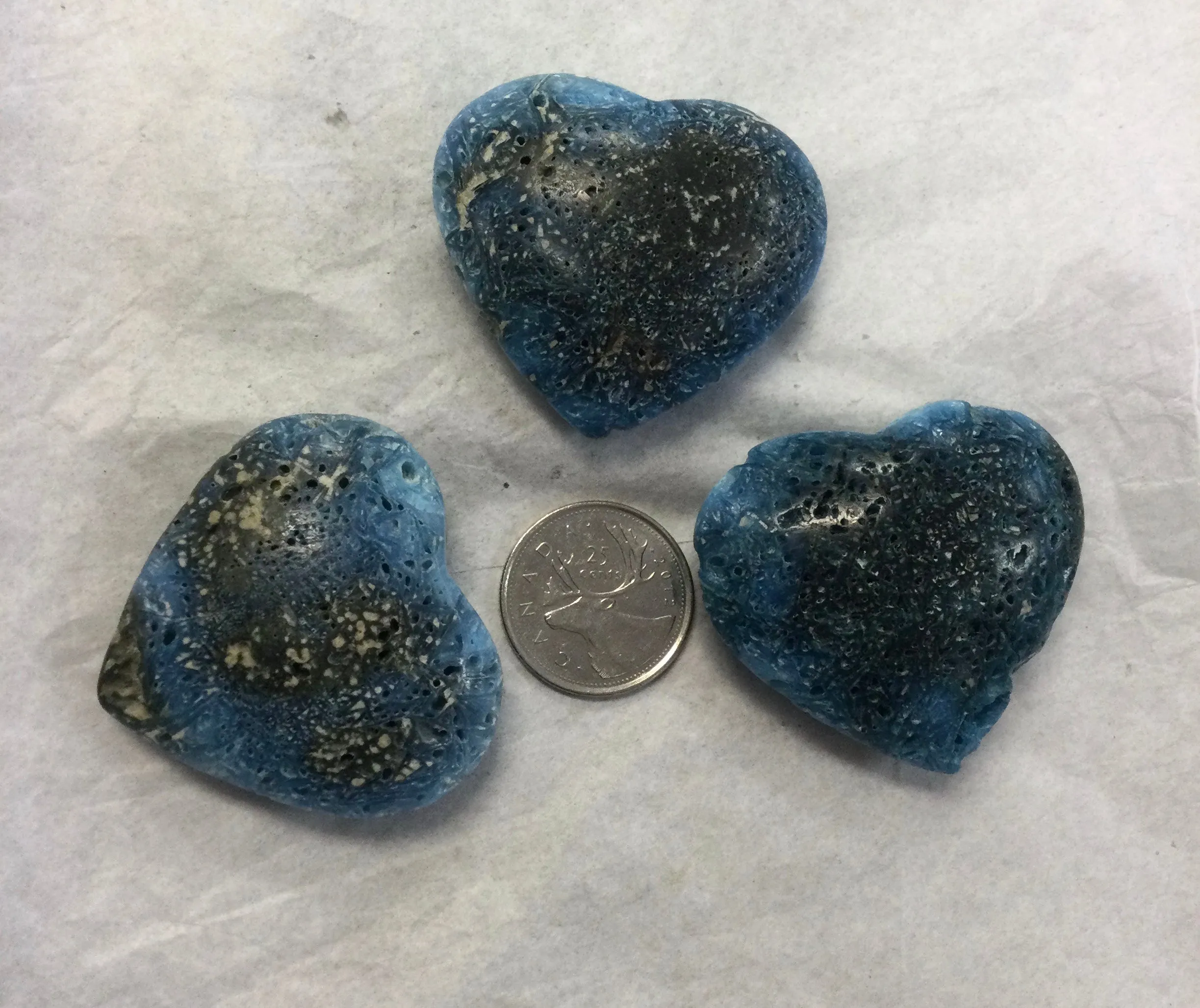 Ice Blue Galcierite Blue Heart