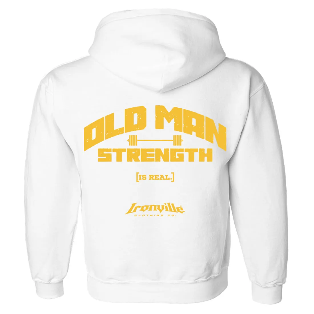 Ironville OLD MAN STRENGTH Pullover Hoodie Sweatshirt
