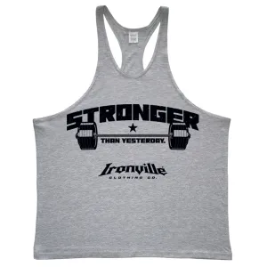 Ironville STRONGER THAN YESTERDAY Stringer Tank Top