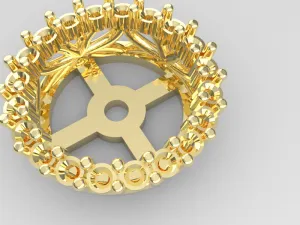 J1002 - 1.3 m Share Prong Round Earring Jacket