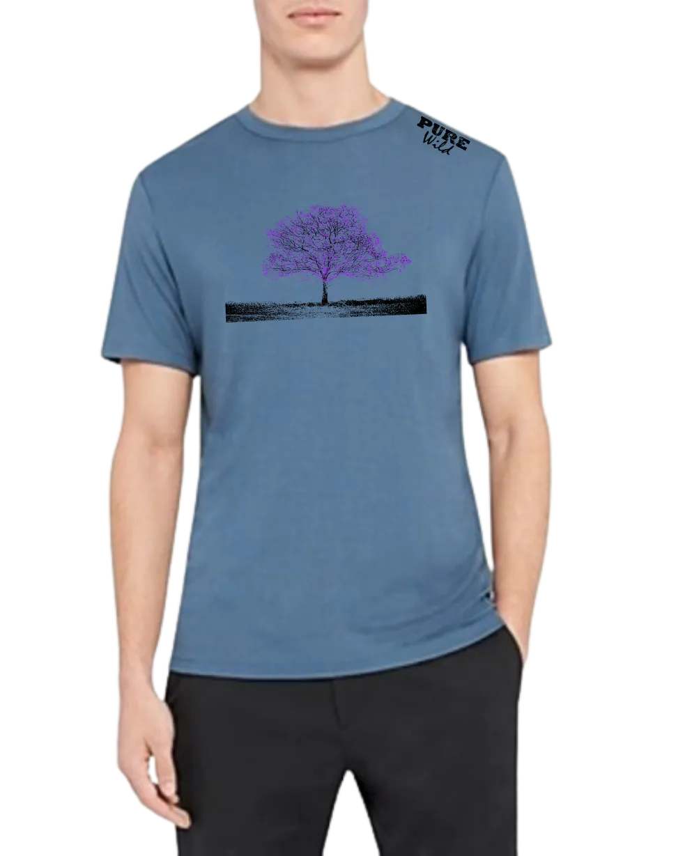 Jacaranda Tree T-Shirt For A Real Man