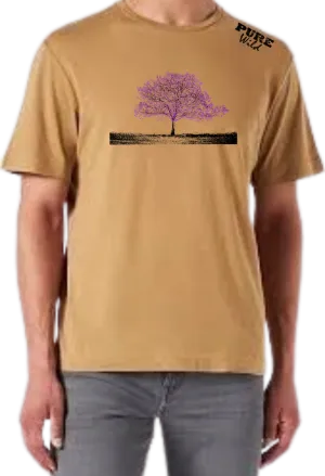 Jacaranda Tree T-Shirt For A Real Man