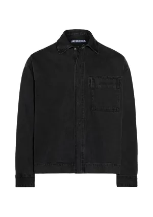 JACQUEMUS - LA CHEMISE DE NÎMES BLACK