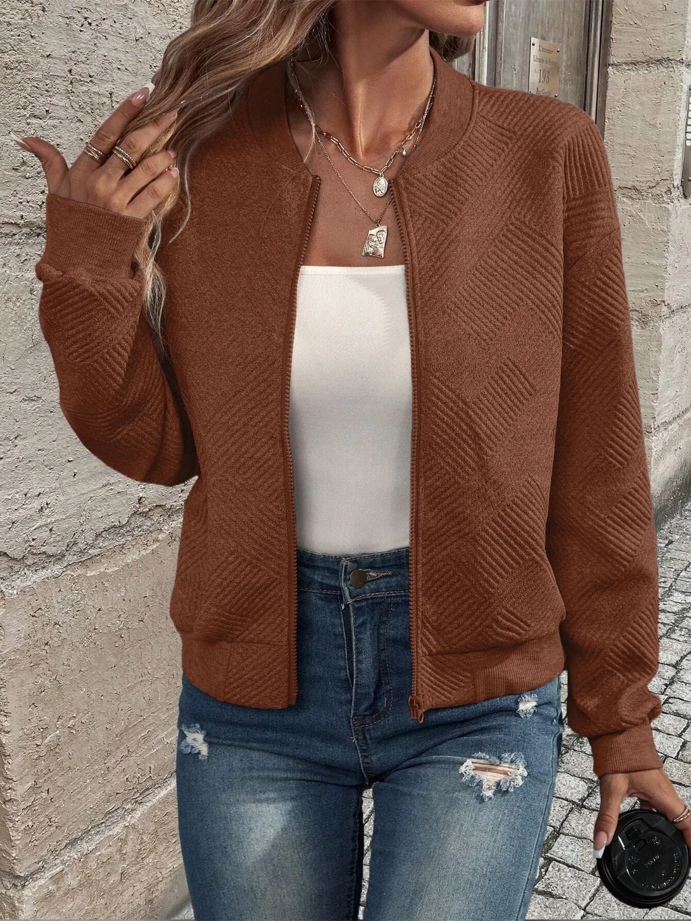 JAIDA - LIGHTWEIGHT ZIP-UP JACKET