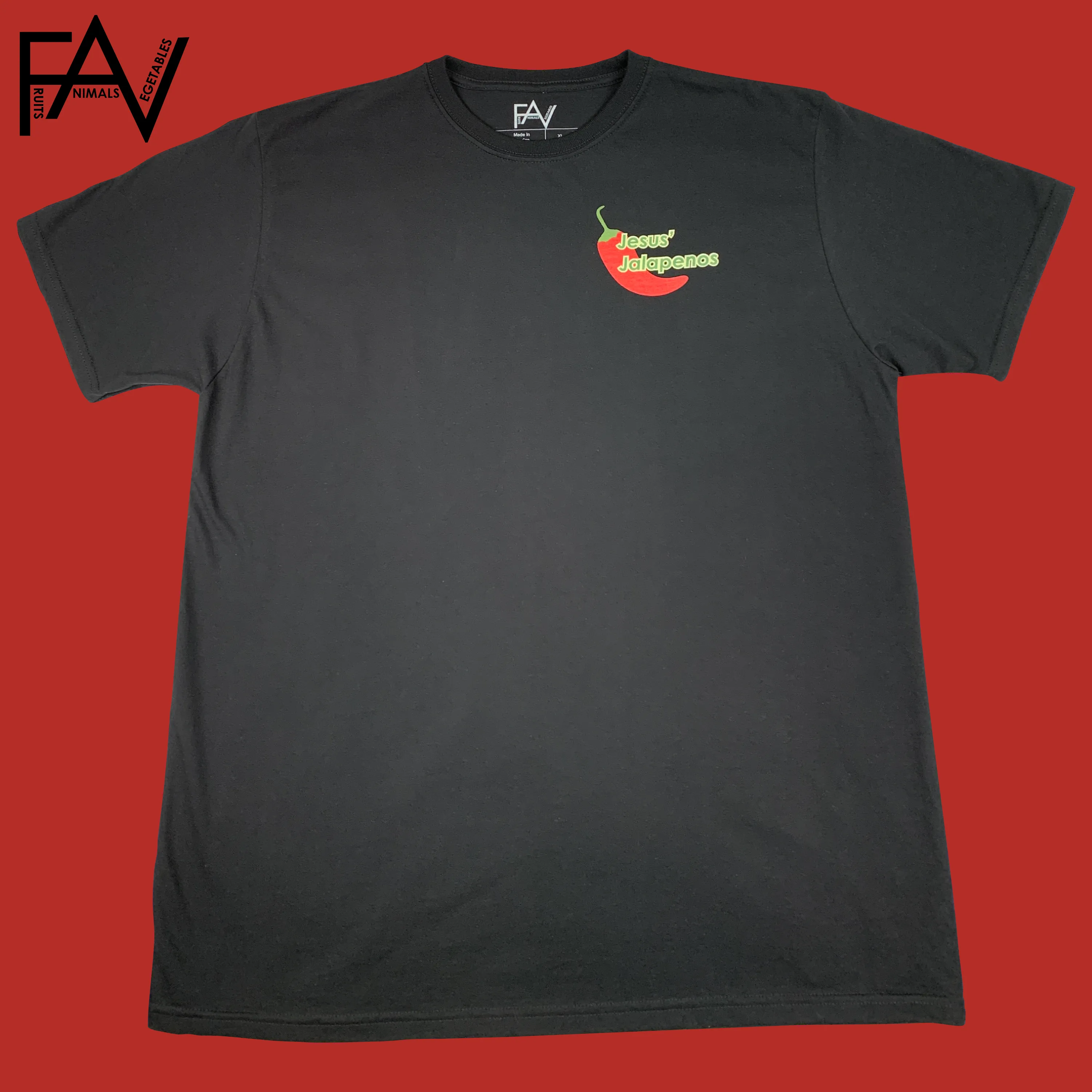 Jalapeno - Black Organic Heavyweight T-Shirt