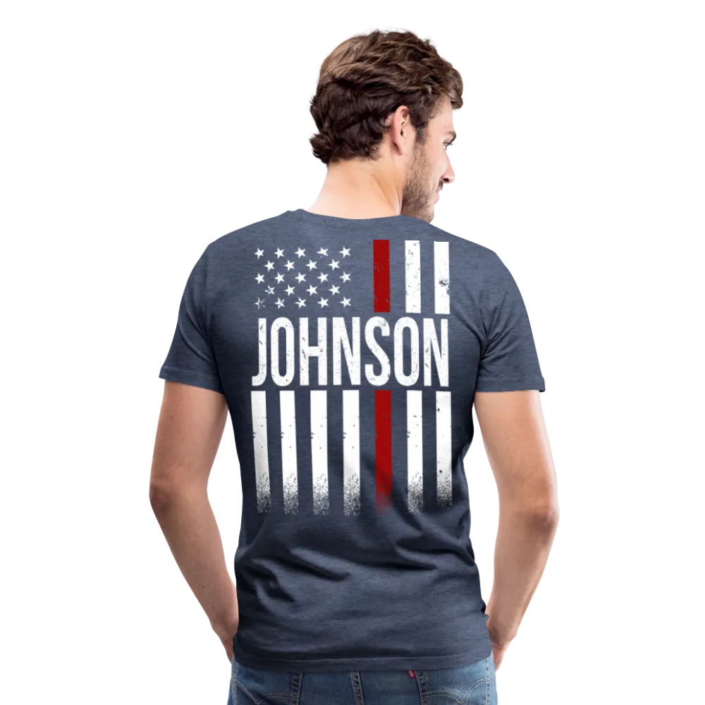 Johnson Firefighter Men's Premium T-Shirt