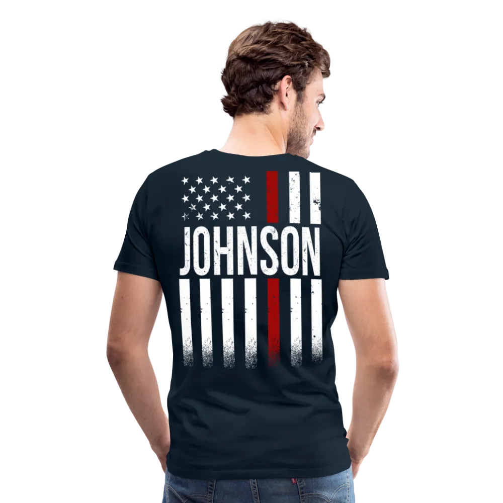 Johnson Firefighter Men's Premium T-Shirt