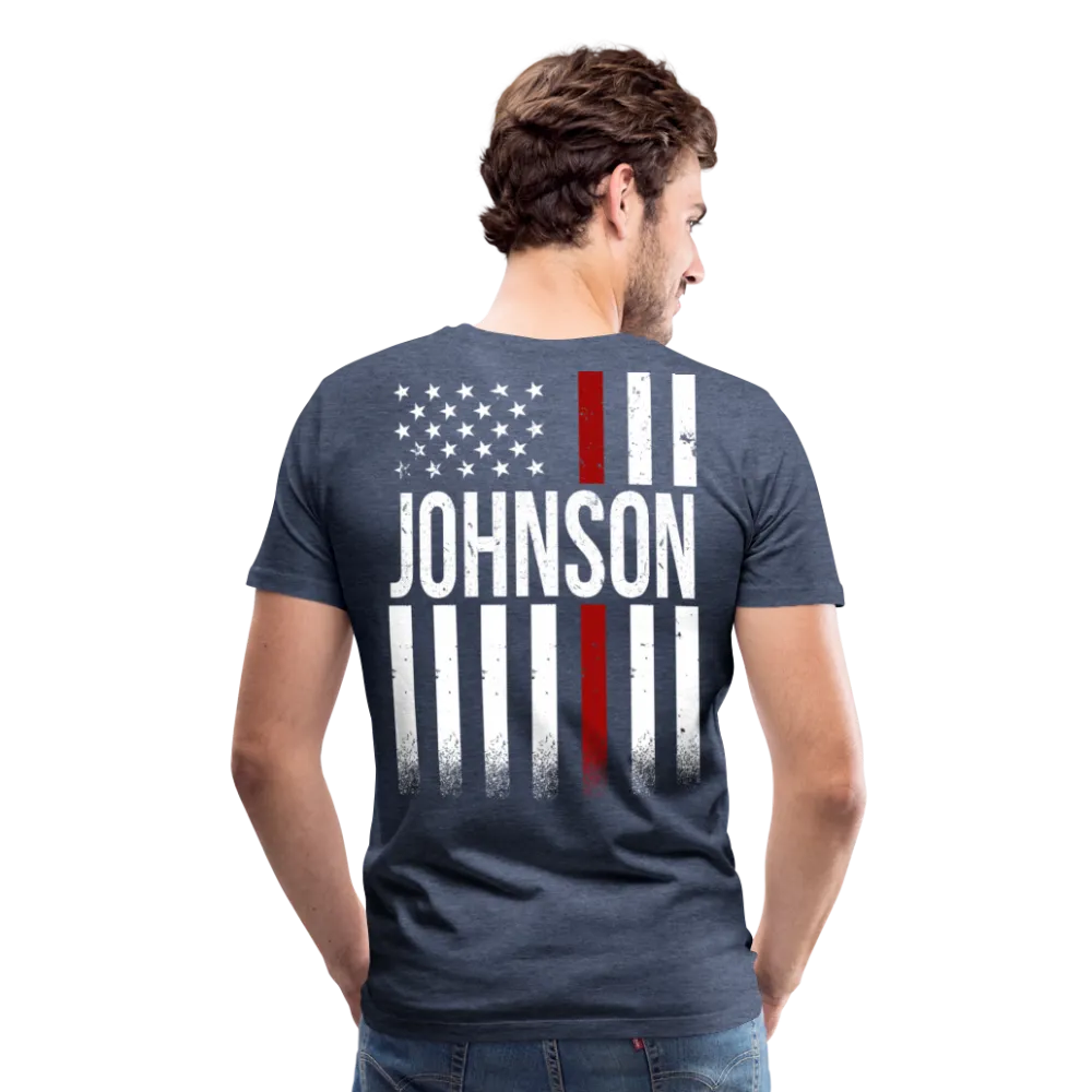 Johnson Firefighter Men's Premium T-Shirt