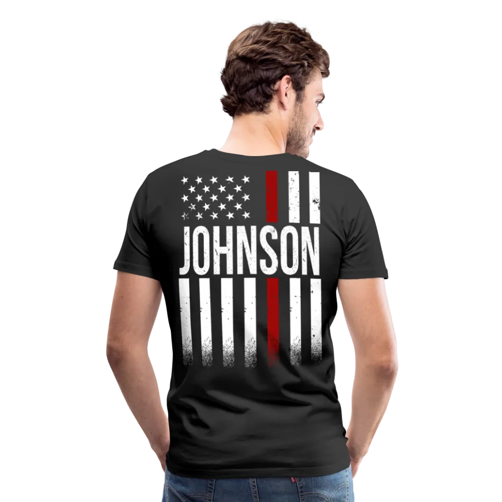 Johnson Firefighter Men's Premium T-Shirt