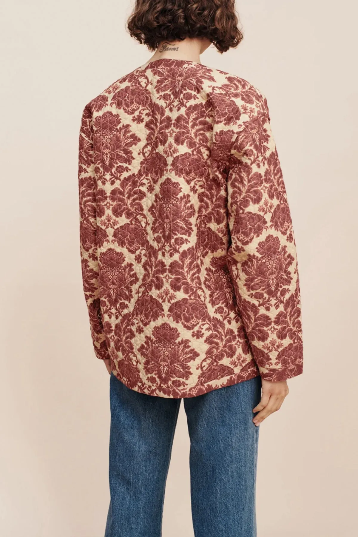 Joslin Jacket in Crimson Multi