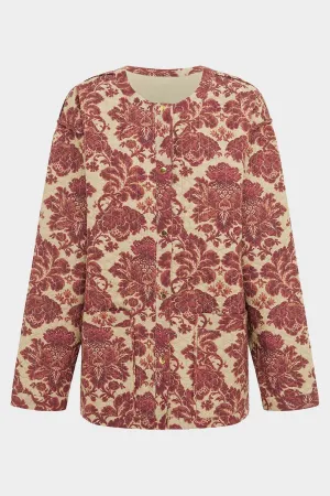 Joslin Jacket in Crimson Multi