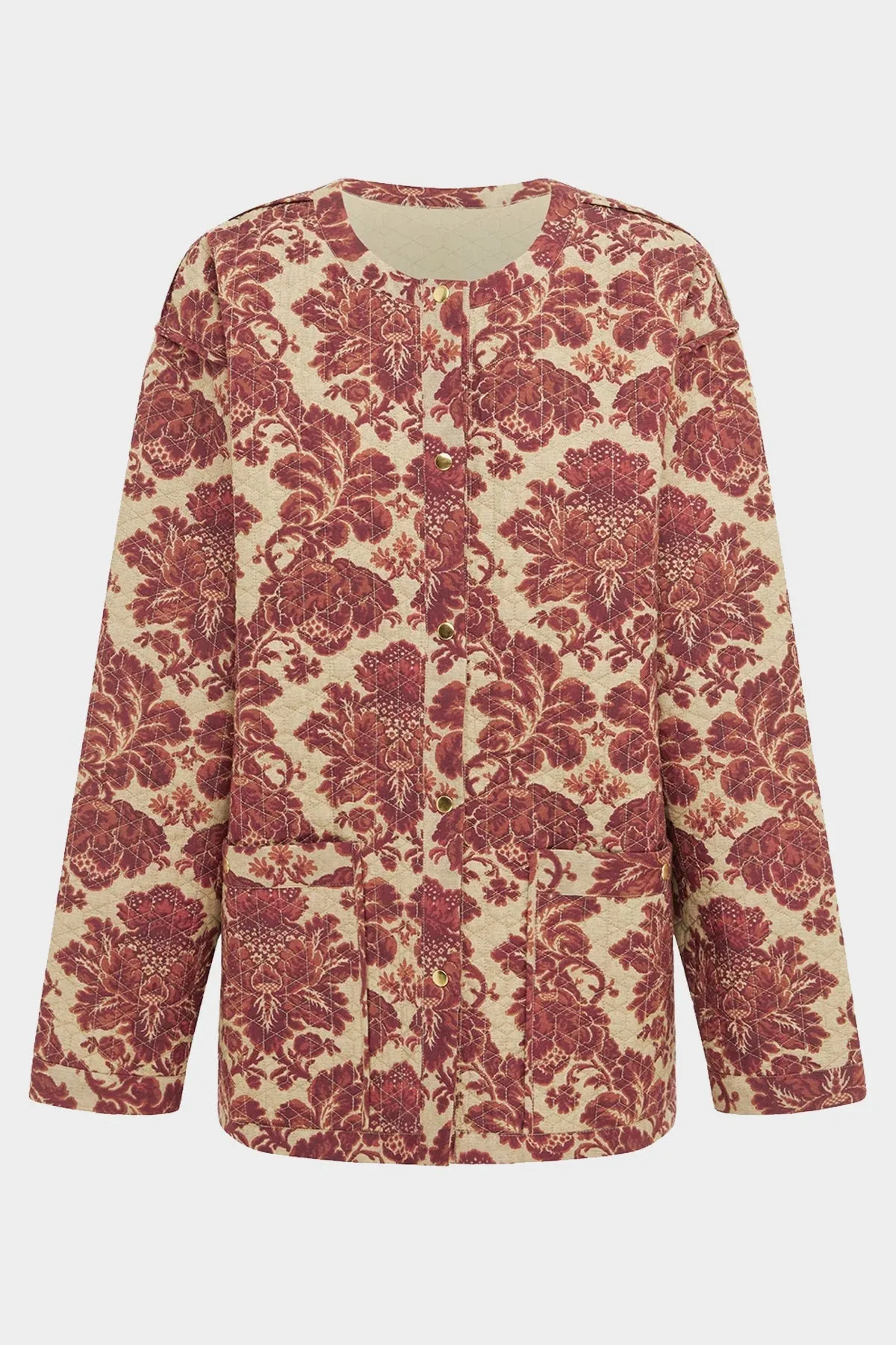Joslin Jacket in Crimson Multi
