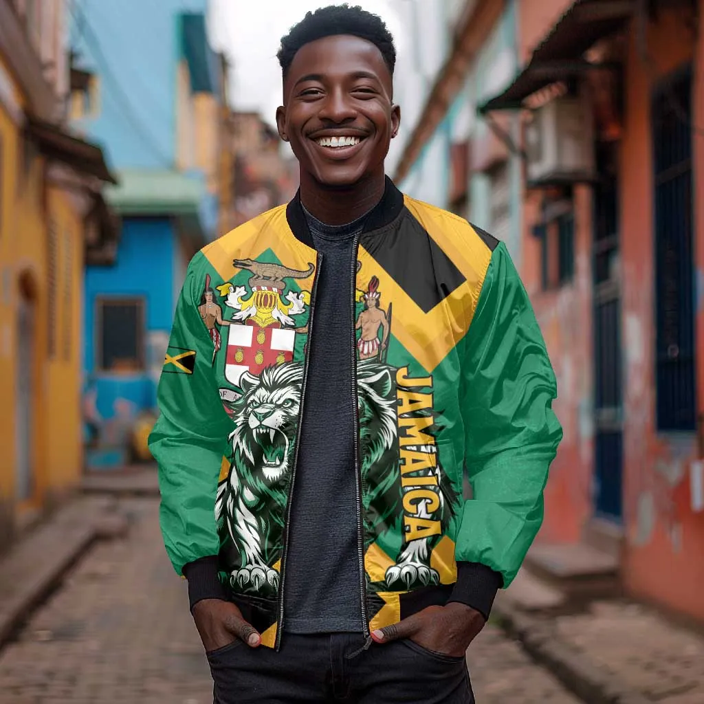 Jumieka Bomber Jacket Lion With Coat Of Arms LT15