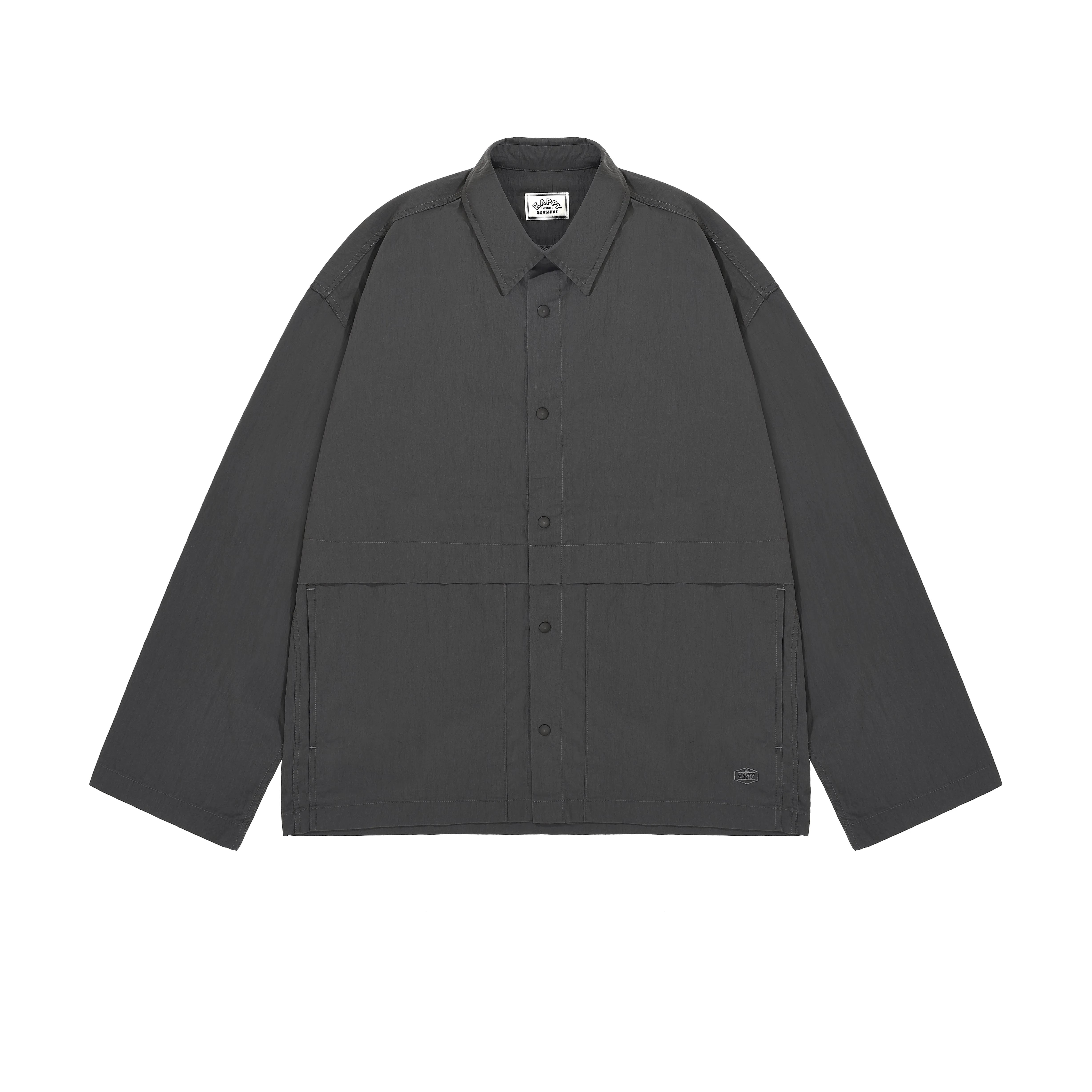 Kappy Design - Snap Shirt Jacket - Charcoal