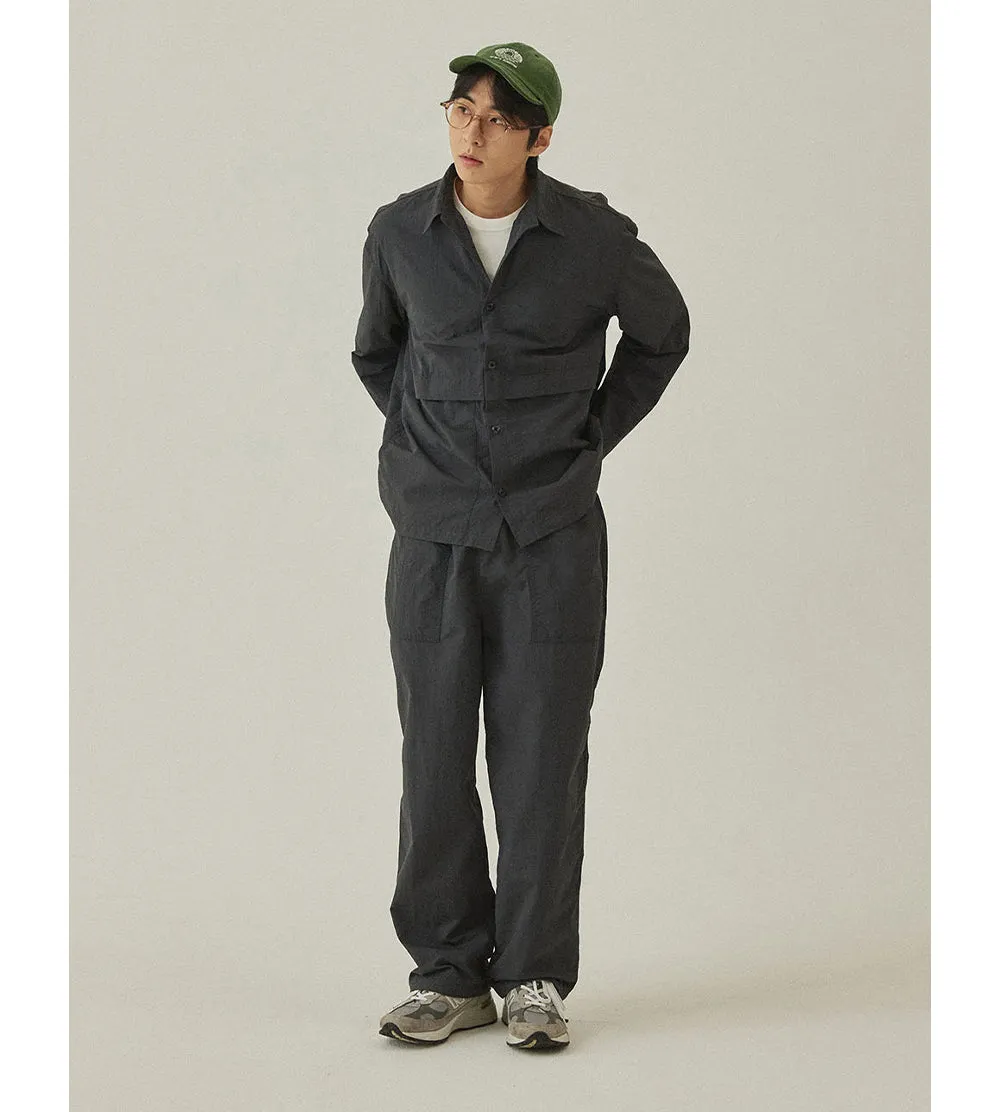Kappy Design - Snap Shirt Jacket - Charcoal